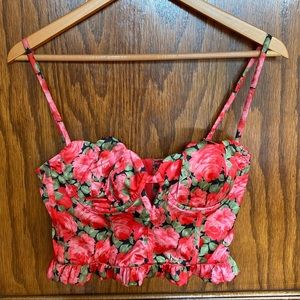 For love and lemons bustier top